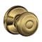 Schlage Schlage Georgian Antique Brass Passage Lockset 1-3/4 in. F10VGEO609 - alternate 1